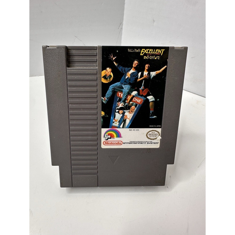 Bill & Ted's Excellent Adventure Nintendo NES Video Game LJN 1991 NTSC-U/C